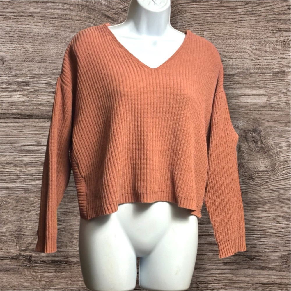 Knot back sweater
